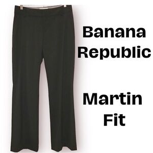 Banana Republic Black Wool Trousers Martin Fit